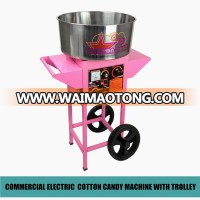 COMMERCIAL GAS COTTON CANDY MACHINE WITH TROLLEY HANDCART