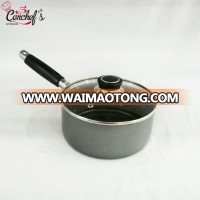 non stick green Saucepan Senior non stick bottom single handle milk pot